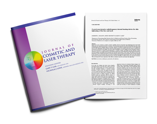 A novel non-invasive radiofrequency dermal heating device for skin tightening of the face and neck