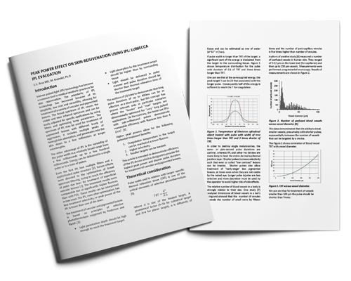 Peak Power Effect On Skin Rejuvenation Using Ipl: Lumecca Ipl Evaluation