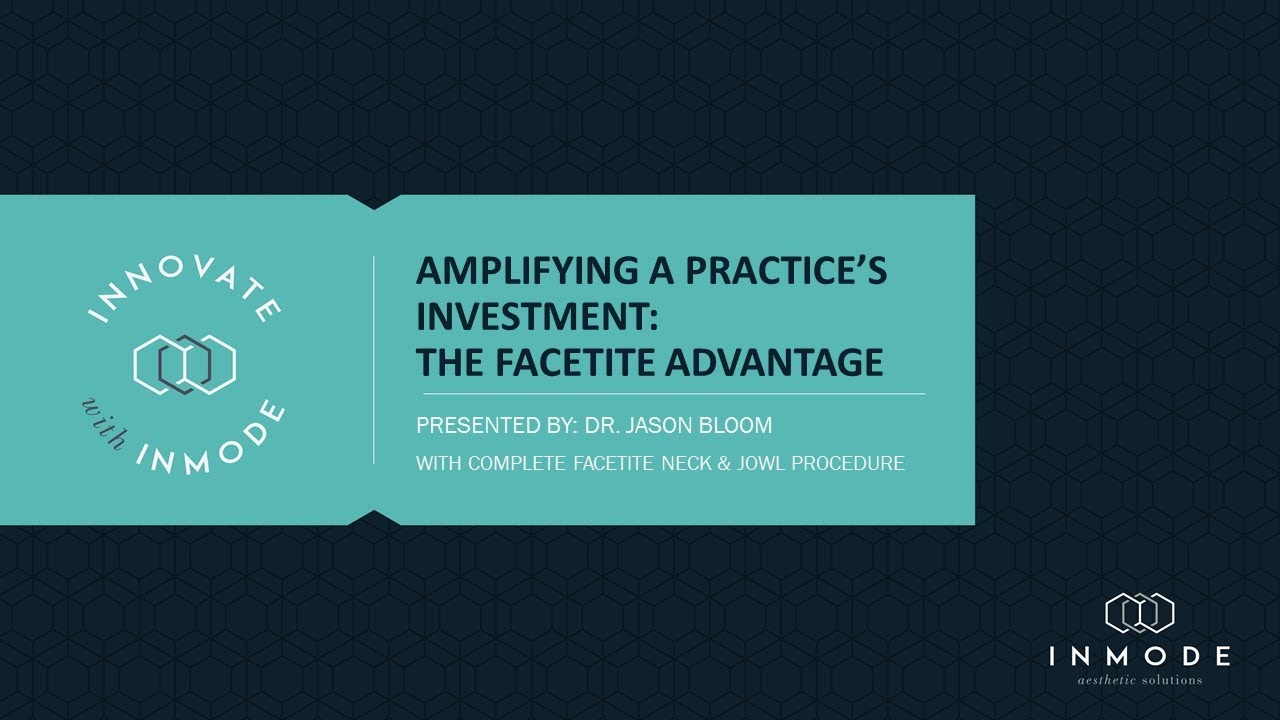 Live Demo: FaceTite as Adjunctive Procedure to Neck Liposuction – Dr. Jason Bloom