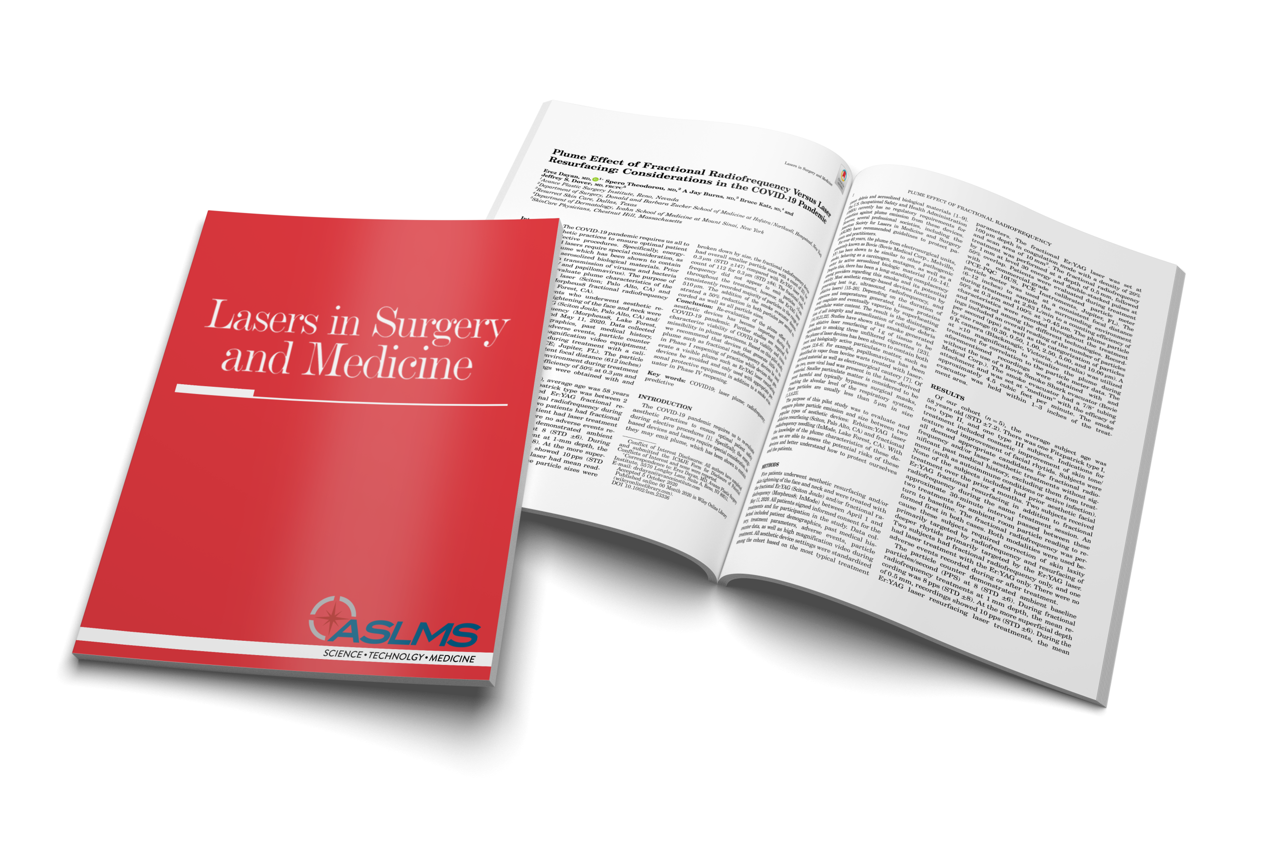 Plume Effect of Fractional Radiofrequency Versus Laser Resurfacing: Considerations in the COVIDâ€19 Pandemic