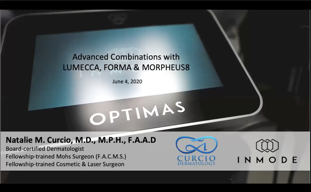 Webinar: Combining Morpheus8 & Forma with PRP and Injectables - Dr. Natalie Curcio