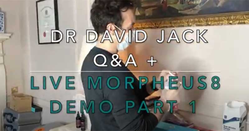 Live Demo: Jawline Contouring with Morpheus8 RF Microneedling – Dr. David Jack