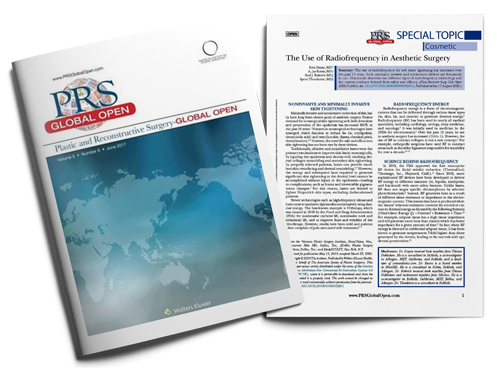 The Use of Radiofrequency in Aesthetic Surgery