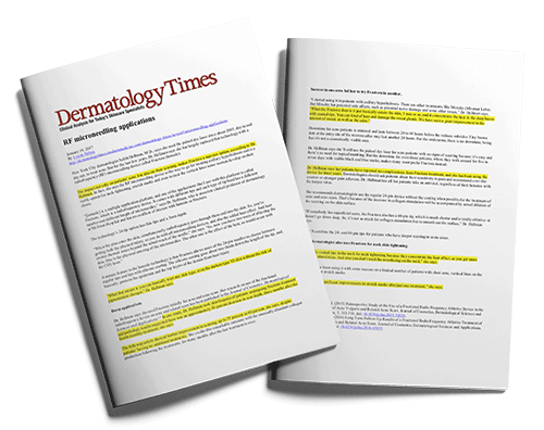 RF Microneedling Applications